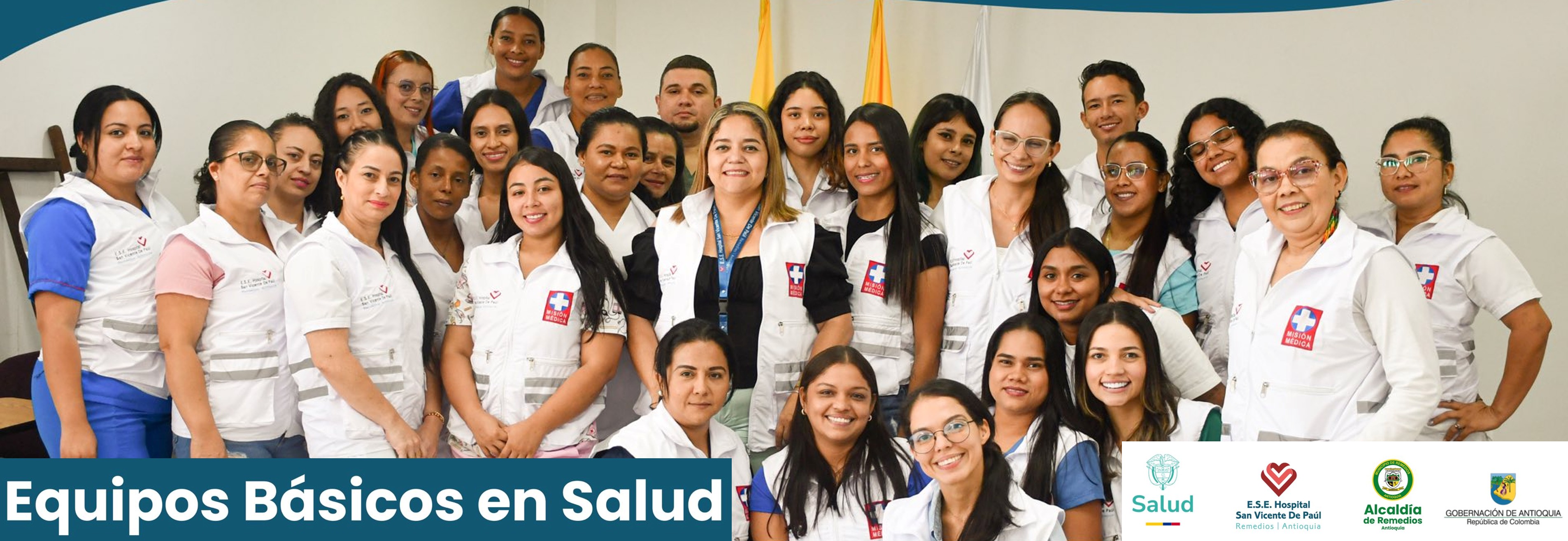 Actividad comunitaria del hospital con pacientes